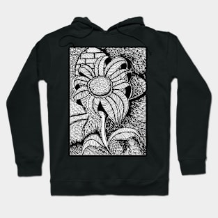 The flower print Hoodie